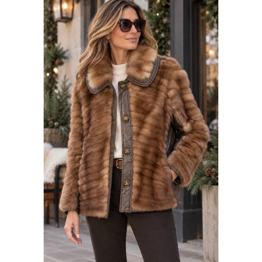 VTG Kaufman Bros Mink & Fur Jacket